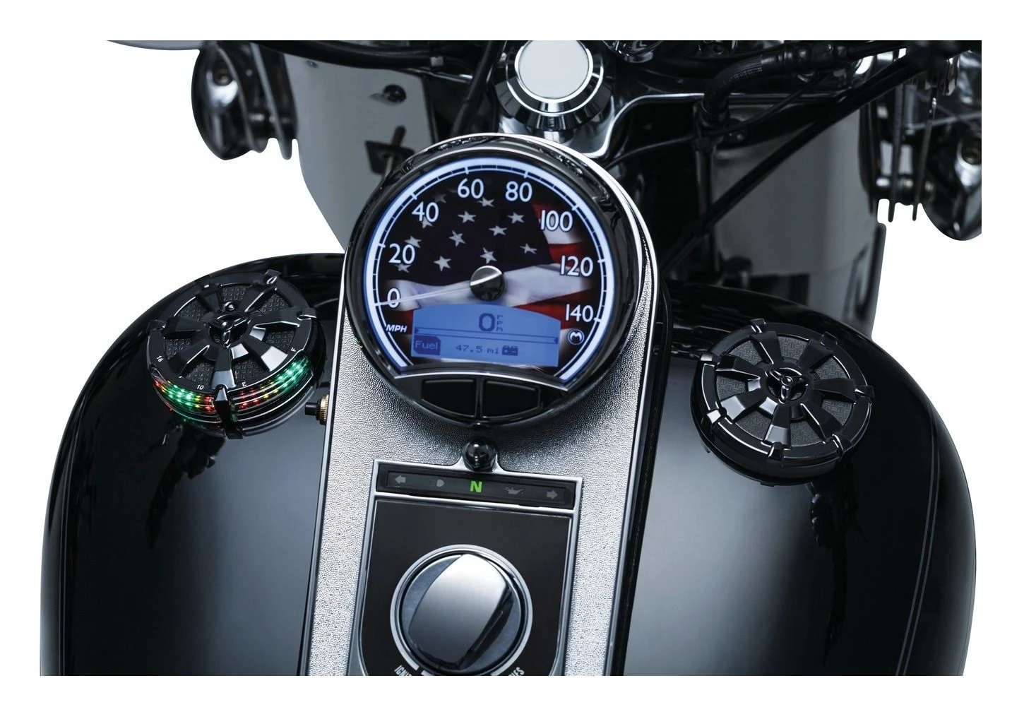 Kuryakyn Alley Cat LED Fuel / Battery Gauge For Harley 1988-2018 Kuryakyn Alley Cat LED Fuel / Battery Gauge For Harley 1988-2018 -Cheap Kuryakyn Store kuryakyn alley cat led fuel battery gauge for harley19882016 gloss black 3