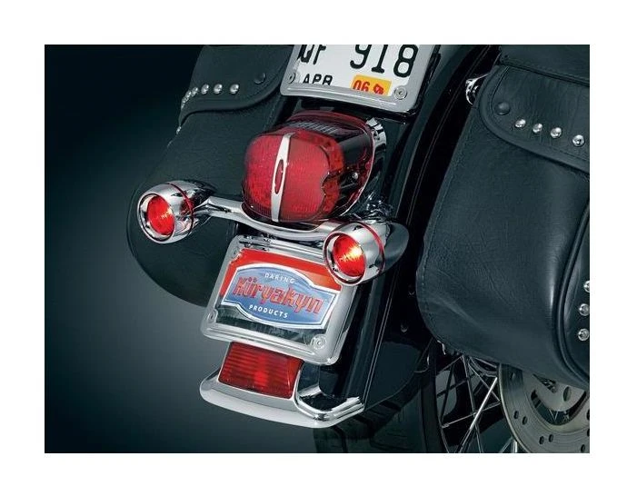 Kuryakyn Bullet Rear Turn Signal Bar Kit For Harley 1986-2022 -Cheap Kuryakyn Store kuryakyn bullet rear led turn signal bar kit for harley19862011 2