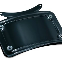 Kuryakyn Curved License Plate Frame For Kuryakyn Bullet Light Rear Turn Signal Bar