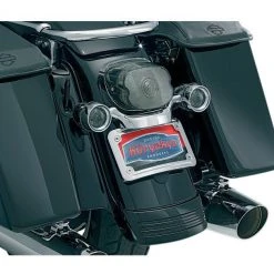 Kuryakyn Curved License Plate Frame Mount For Harley -Cheap Kuryakyn Store kuryakyn curved license plate frame mount for harley chrome 3
