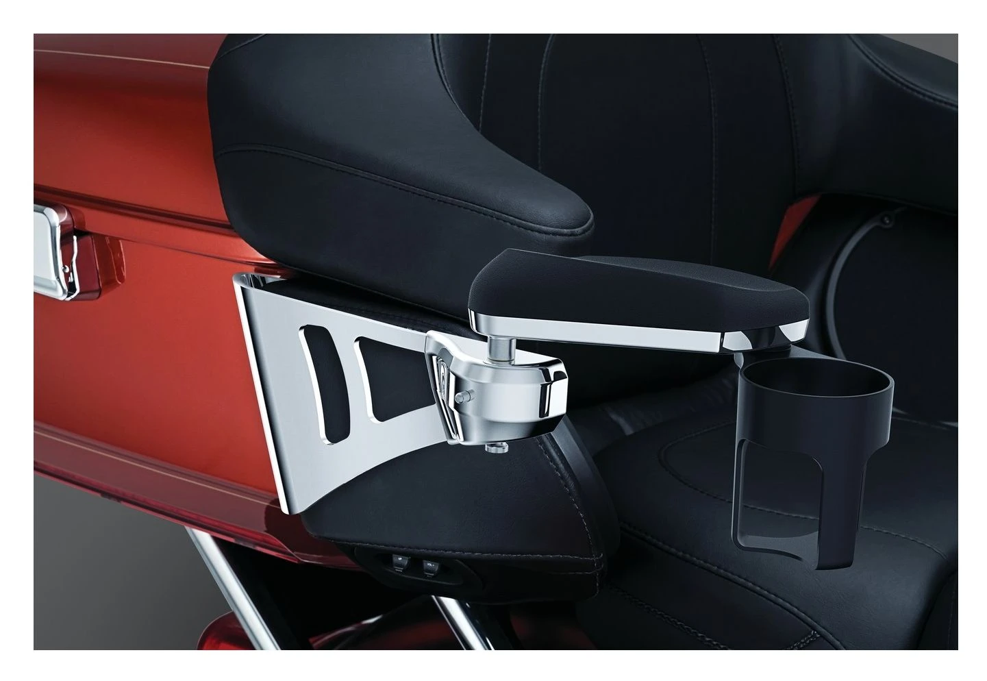 Kuryakyn Drink Holder For Passenger Armrests For Harley Touring 2014-2022 -Cheap Kuryakyn Store kuryakyn drink holder kit for passenger armrests for harley touring and tri glide20142015 1
