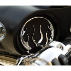 Kuryakyn Flame Front Speaker Grills For Harley Touring 4 Kuryakyn Flame Front Speaker Grills For Harley Touring -Cheap Kuryakyn Store kuryakyn flame front speaker grills for harley touring flame 1