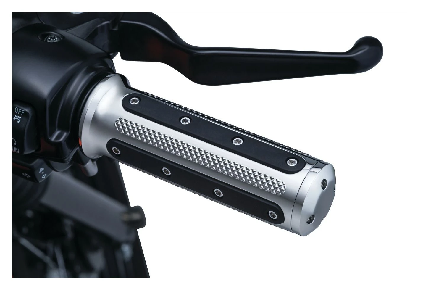 Kuryakyn Heavy Industry Grips For Harley -Cheap Kuryakyn Store kuryakyn heavy industry grips for harley dual cable throttle chrome 3