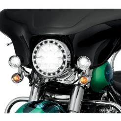 Kuryakyn LED Halo 7" Headlight Trim Ring For Harley