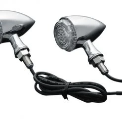 Kuryakyn LED Torpedo Turn Signal Indicator Lights -Cheap Kuryakyn Store kuryakyn led torpedo turn signal indicator lights chrome 1