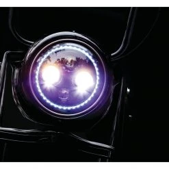 Kuryakyn Orbit Prism+ 7" LED Bluetooth Color Halo Headlight -Cheap Kuryakyn Store kuryakyn orbit prism7 led bluetooth color halo headlight 7