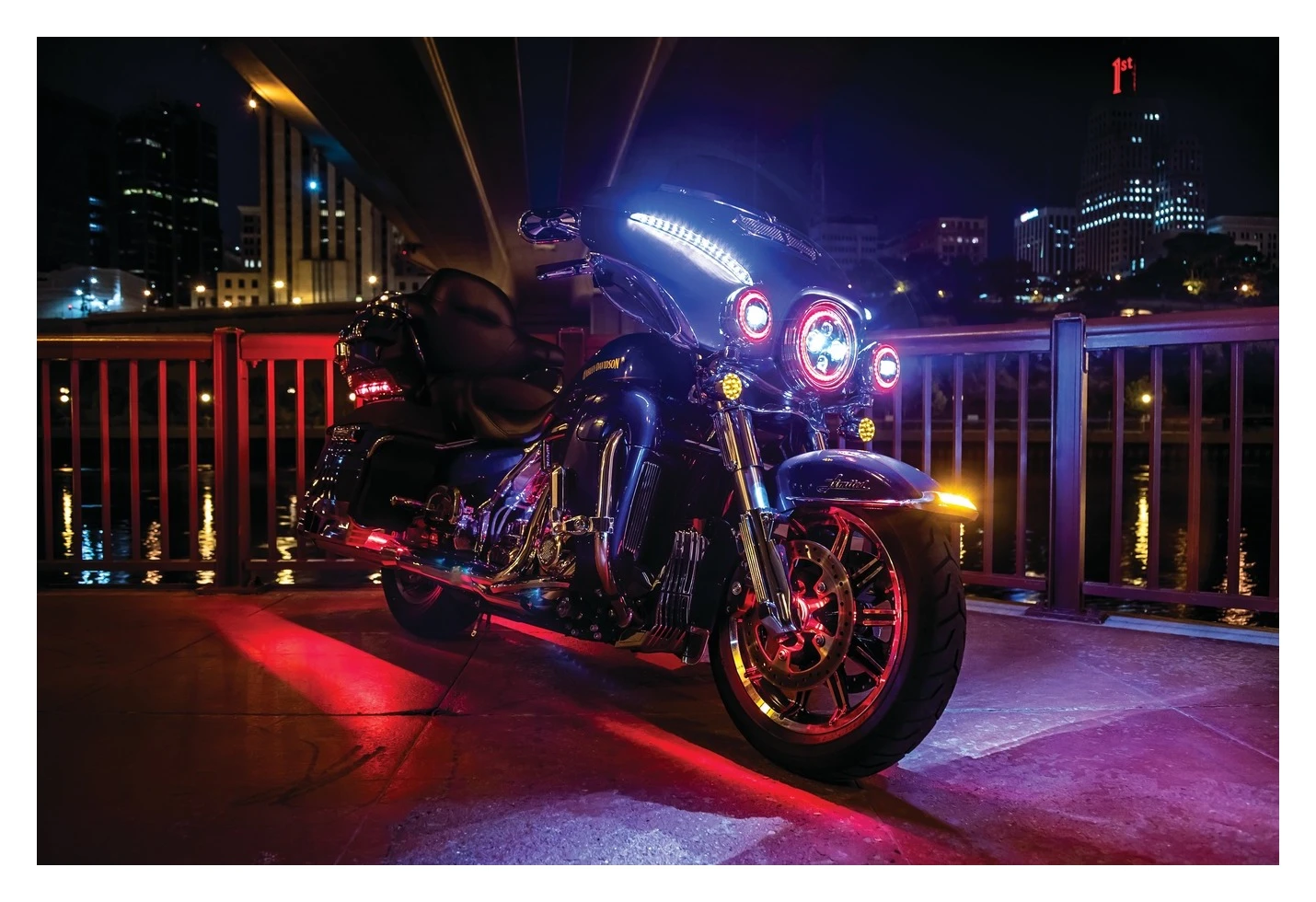 Kuryakyn Orbit Prism+ 7" LED Bluetooth Color Halo Headlight -Cheap Kuryakyn Store kuryakyn orbit prism7 led bluetooth color halo headlight 8