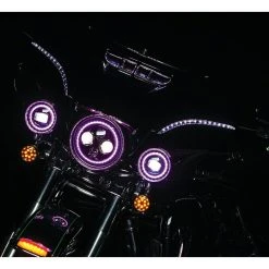 Kuryakyn Orbit Prism+ 7" LED Bluetooth Color Halo Headlight -Cheap Kuryakyn Store kuryakyn orbit prism7 led bluetooth color halo headlight 9