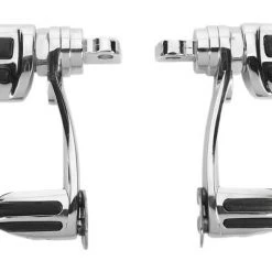 Kuryakyn Pilot Foot Pegs With Stirrups For Harley Chrome [Previously Installed]