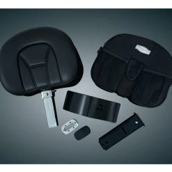 Kuryakyn Plug-N-Go Driver Backrest With Storage Pouch For Honda GoldWing 2001-2015