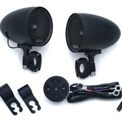 Kuryakyn Road Thunder Speaker Pods And Bluetooth Audio Controller by MTX