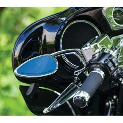 Kuryakyn Teardrop Mirrors For Harley / Victory / Indian -Cheap Kuryakyn Store kuryakyn teardrop mirrors for harley chrome 3