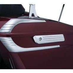 Kuryakyn Tri-Line Saddlebag Hinge Covers For Harley Touring 2014-2022 -Cheap Kuryakyn Store kuryakyn tri line saddlebag hinge covers for harley20142016 chrome 1