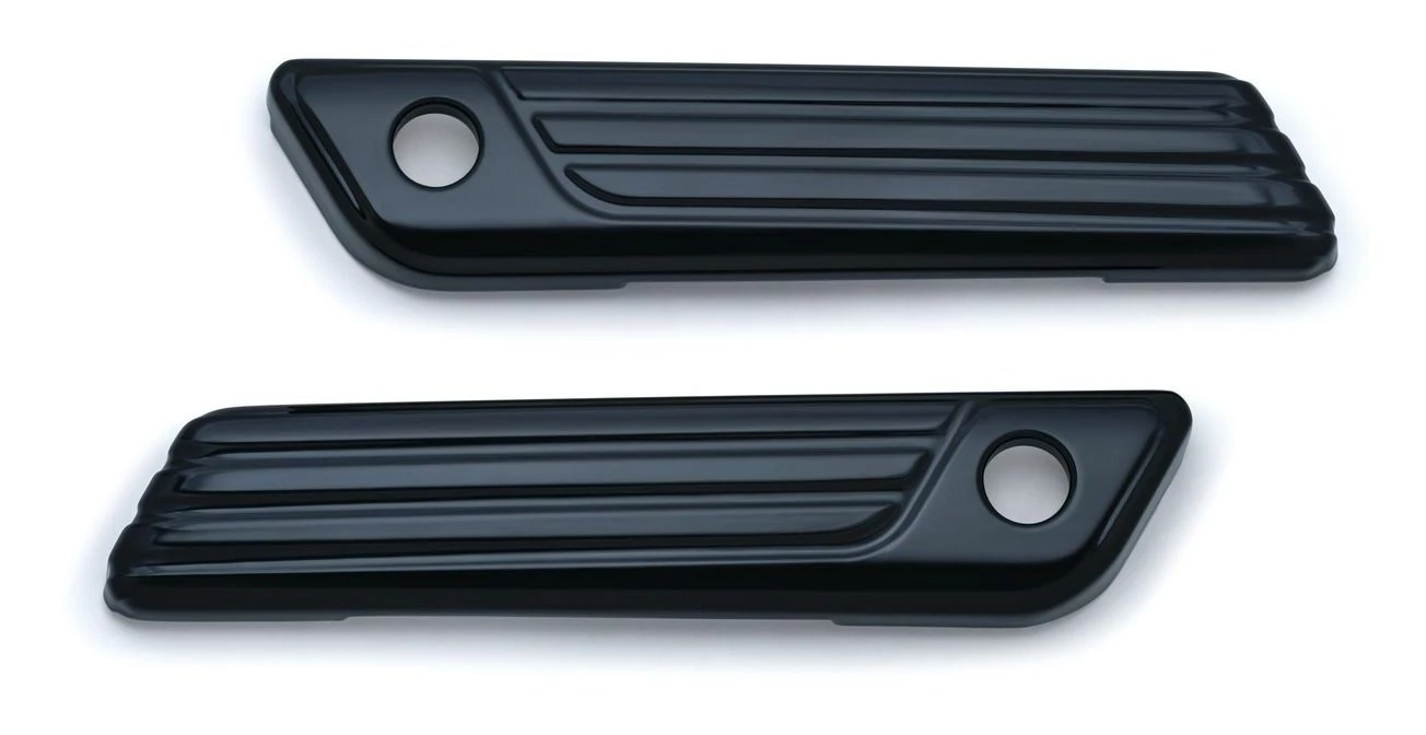 Kuryakyn Tri-Line Saddlebag Hinge Covers For Harley Touring 2014-2022 -Cheap Kuryakyn Store kuryakyn tri line saddlebag hinge covers for harley20142016 gloss black 2