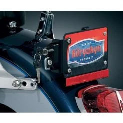 Kuryakyn Universal License Plate Helmet Lock With Mount