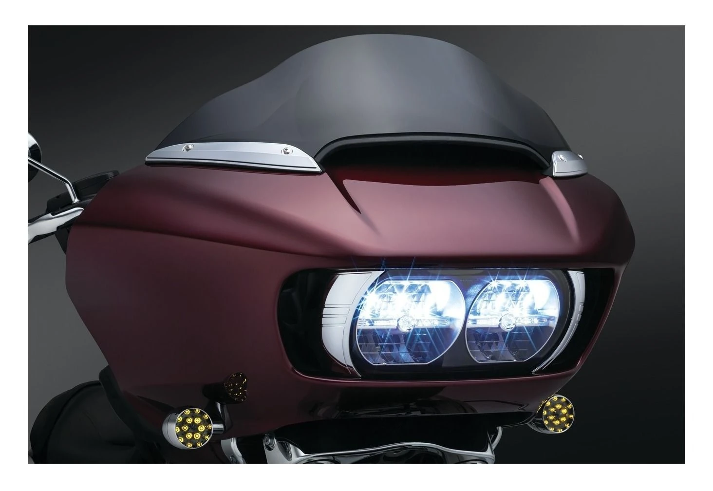 Kuryakyn Windshield Fairing Trim For Harley Road Glide 2015-2022 Kuryakyn Windshield Fairing Trim For Harley Road Glide 2015-2022 -Cheap Kuryakyn Store kuryakyn windshield fairing trim for harley road glide20152016 chrome 6