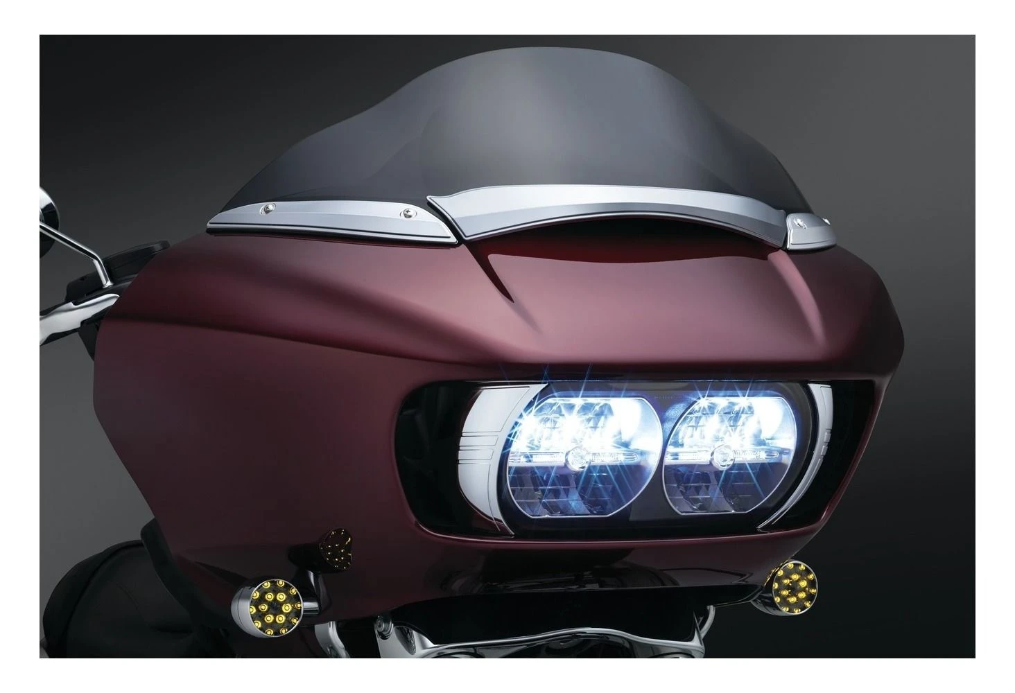 Kuryakyn Windshield Fairing Trim For Harley Road Glide 2015-2022 Kuryakyn Windshield Fairing Trim For Harley Road Glide 2015-2022 -Cheap Kuryakyn Store kuryakyn windshield fairing trim for harley road glide20152016 chrome 7